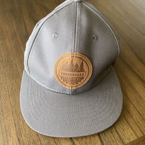 Timberyard Brewing Co Hat East Brookfield MA‎ Leather Logo Snapback Beer Cap